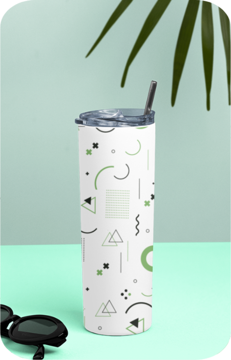 Stainless Steel Tumbler – 20 Oz - Pattern 04