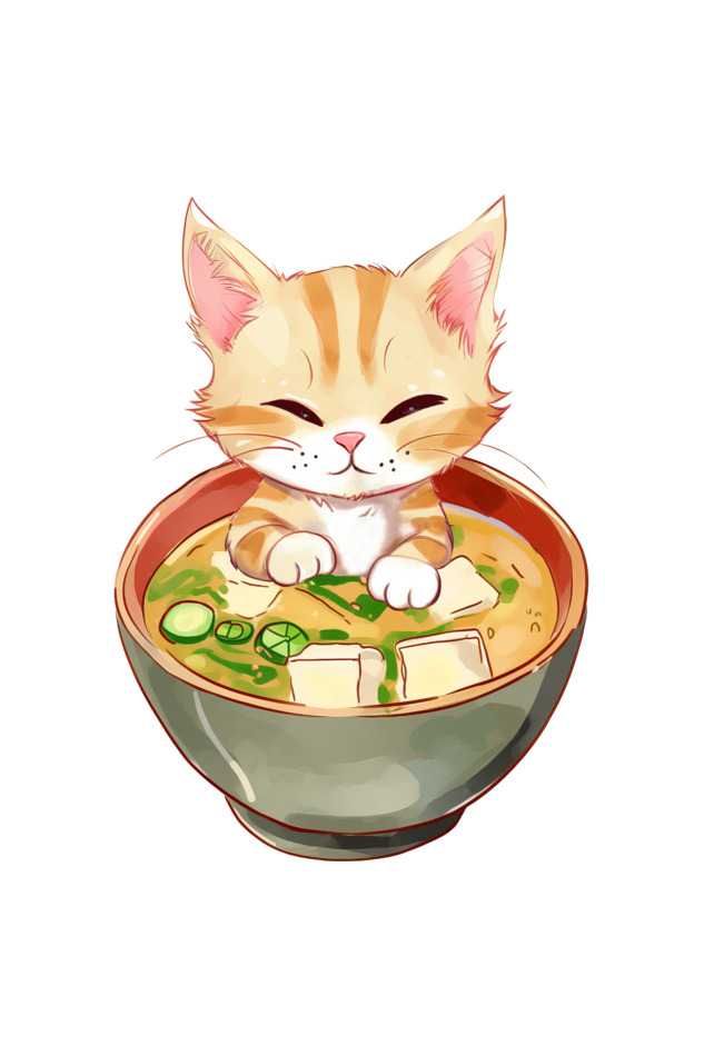 Cozy Cat Ramen Hoodie