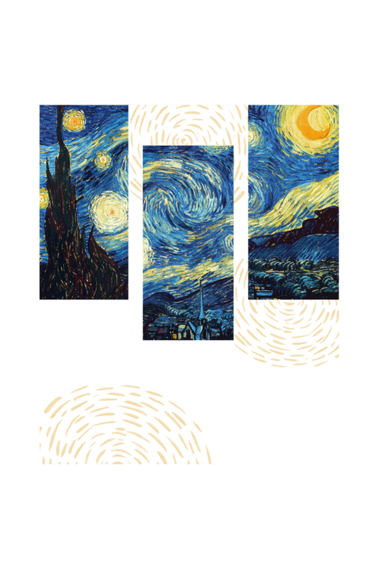 Starry Comfort Hoodie: Van Gogh Art