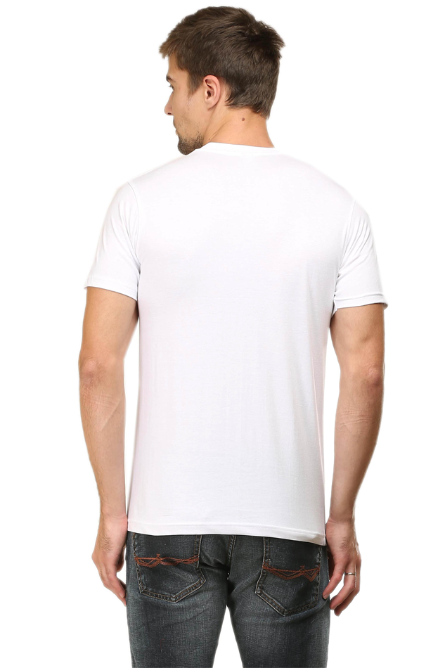 Savage Tiger V-neck Half Sleeve T-shirt for Men