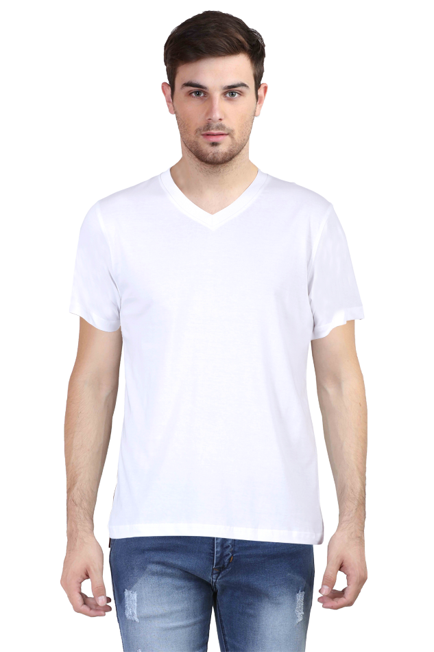 V-Neck Half Sleeves T-Shirt