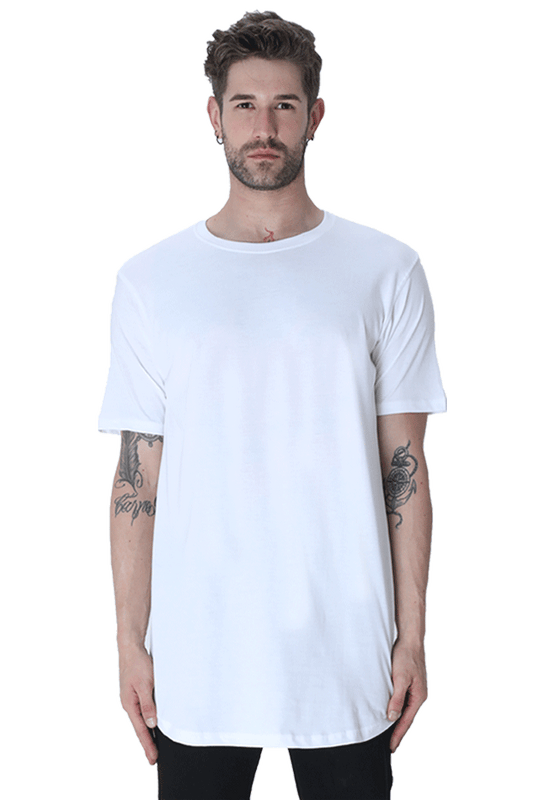 Longline Curved T-Shirt