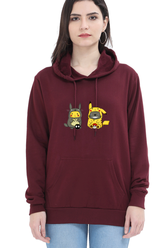 Switch-Up Magic Hoodie: Pikachu Meets Totoro