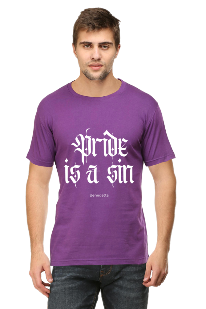 Benedetta “Pride Is a Sin” Unisex Cotton T-Shirt | Bold Movie Statement