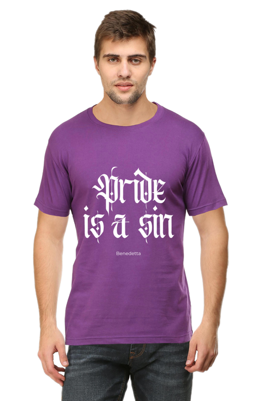 Benedetta “Pride Is a Sin” Unisex Cotton T-Shirt | Bold Movie Statement