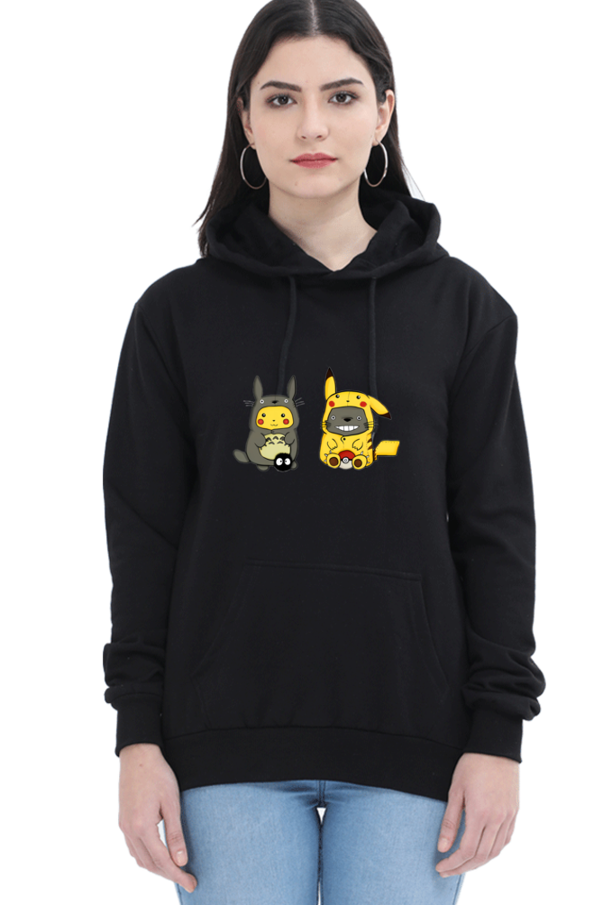 Switch-Up Magic Hoodie: Pikachu Meets Totoro