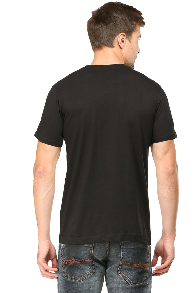 Savage Tiger V-neck Half Sleeve T-shirt for Men