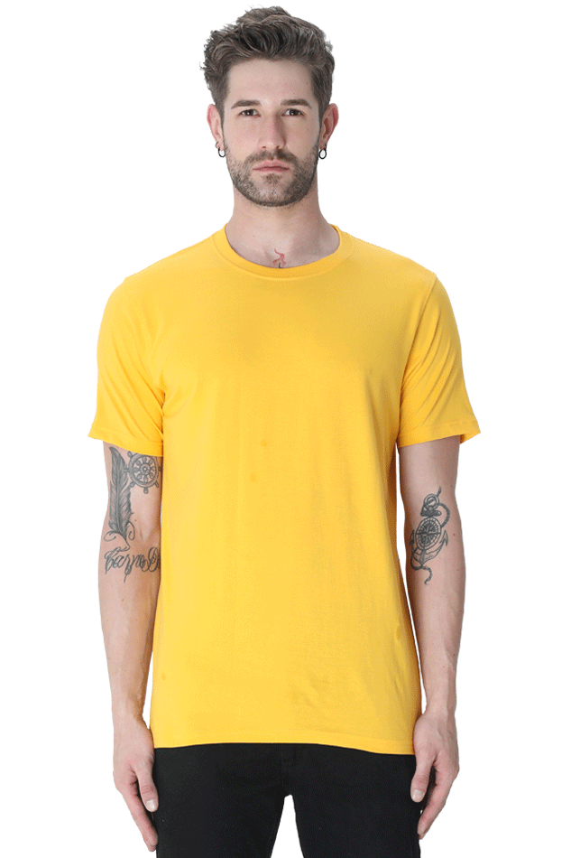 Round Neck Half Sleeve T-Shirt | Larger Sizes