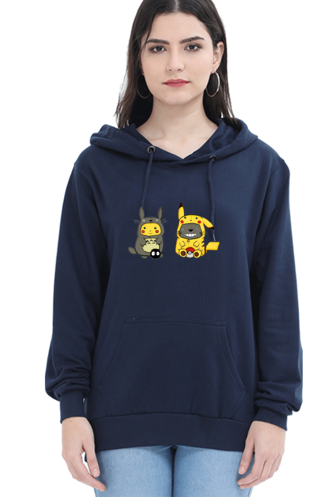 Switch-Up Magic Hoodie: Pikachu Meets Totoro