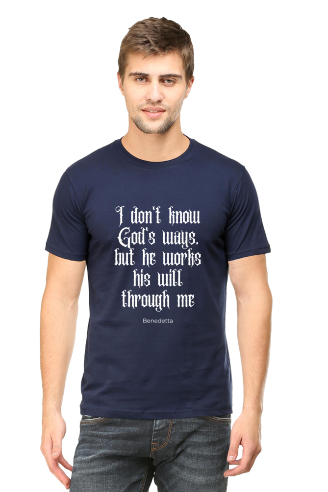 Benedetta "I Don’t Know God’s Ways" Unisex Cotton T-Shirt | Inspired by the Movie
