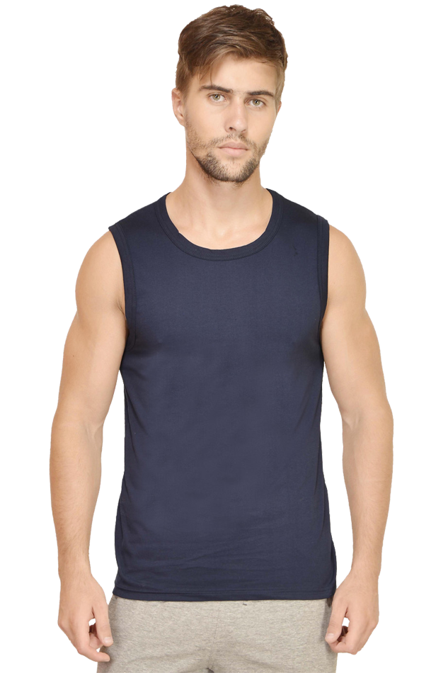 Round Neck Sleeveless T Shirt