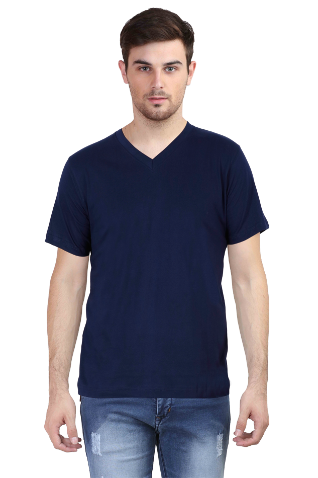 V-Neck Half Sleeves T-Shirt