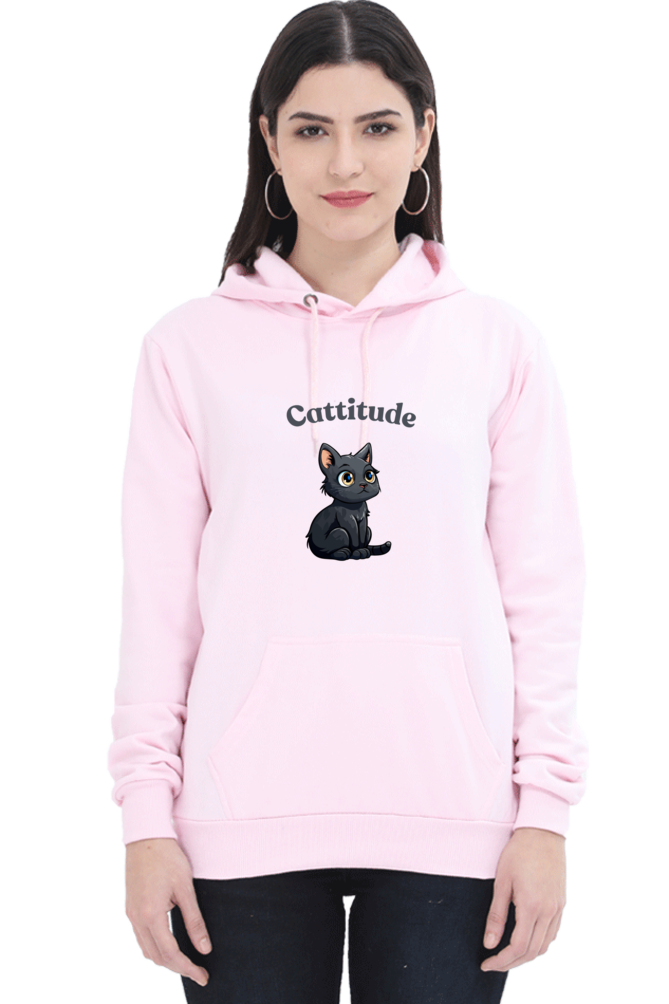 Cotton Hooded Sweatshirt | Cattitude