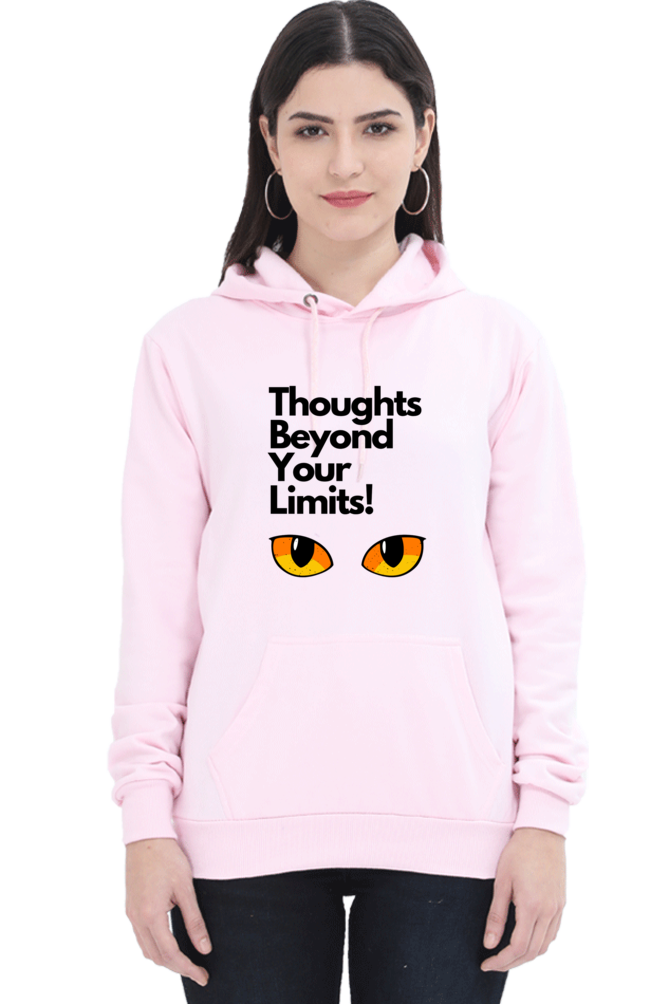 Cotton Hooded Sweatshirt | Cat Eyes – Thoughts Beyond Your Limits