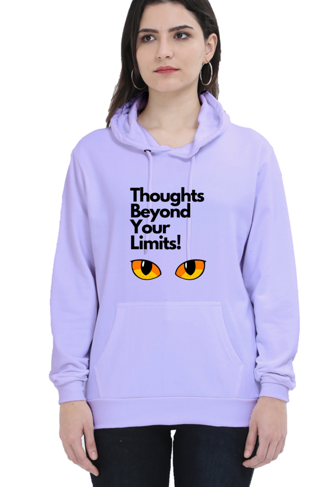 Cotton Hooded Sweatshirt | Cat Eyes – Thoughts Beyond Your Limits