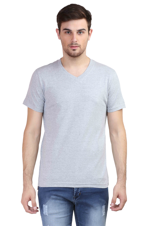 V-Neck Half Sleeves T-Shirt