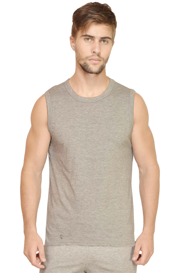 Round Neck Sleeveless T Shirt