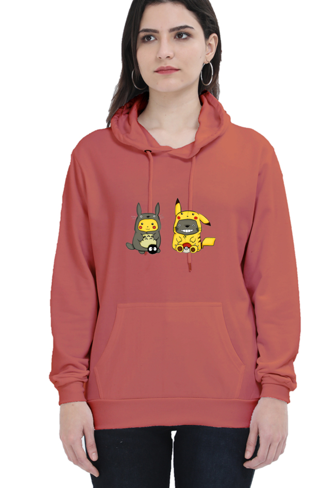 Switch-Up Magic Hoodie: Pikachu Meets Totoro