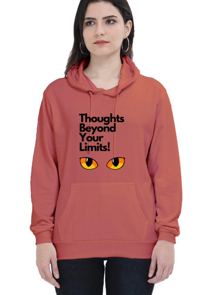 Cotton Hooded Sweatshirt | Cat Eyes – Thoughts Beyond Your Limits