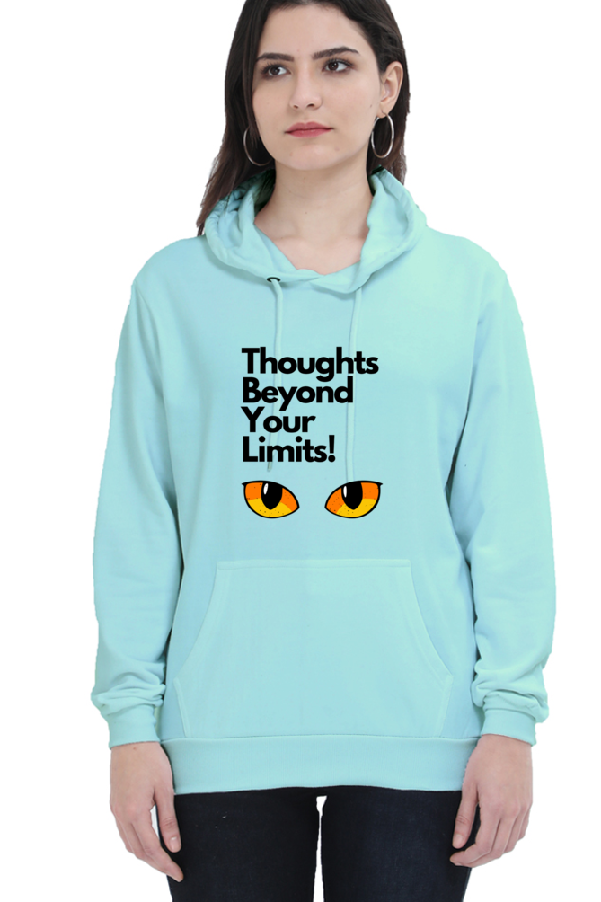 Cotton Hooded Sweatshirt | Cat Eyes – Thoughts Beyond Your Limits