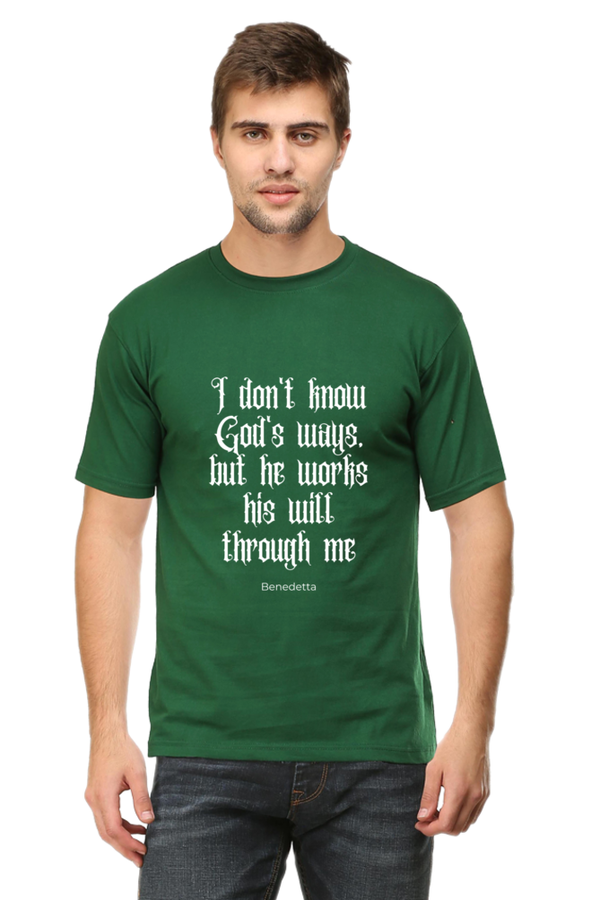 Benedetta "I Don’t Know God’s Ways" Unisex Cotton T-Shirt | Inspired by the Movie