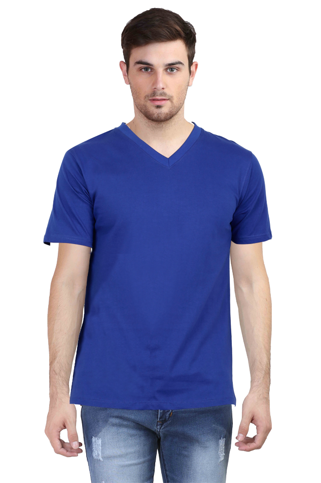 V-Neck Half Sleeves T-Shirt