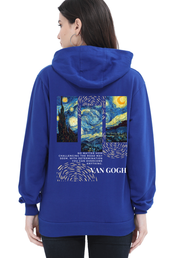 Starry Comfort Hoodie: Van Gogh Art