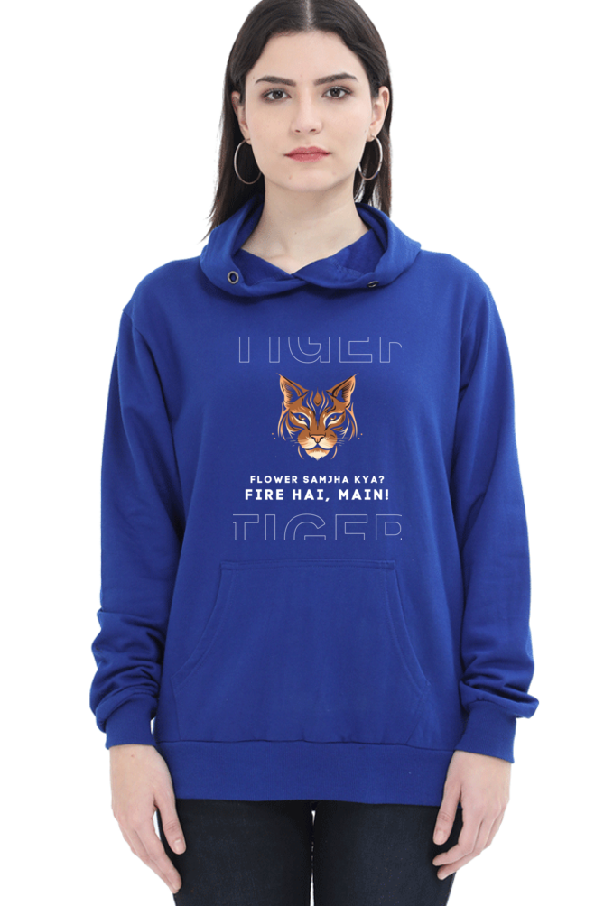 Cotton Hooded Sweatshirt | "Flower Nahi Fire Hai Mai"